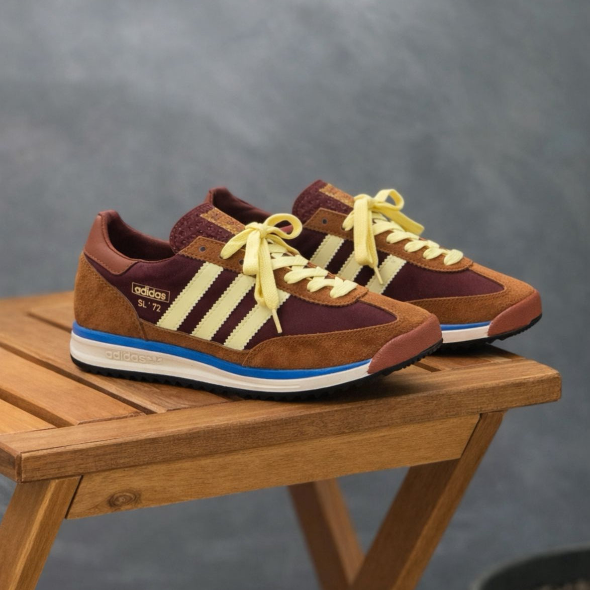 Adidas SL 72 Cafe y Amarillo | Dama