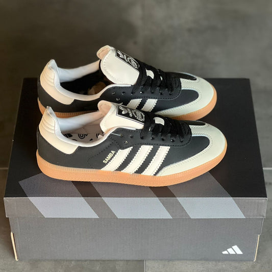 Adidas Samba OG Beige y Negro | Dama