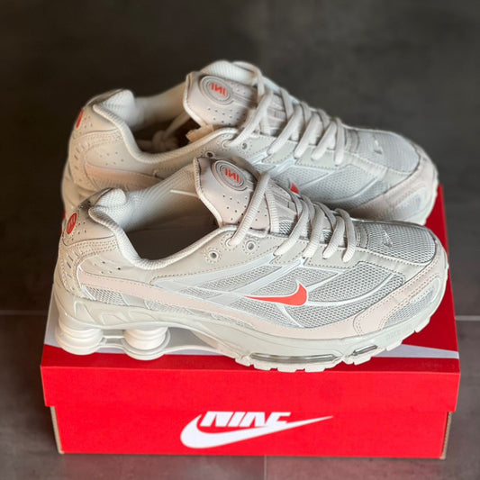 Nike Shox Ride Beige Chulo Naranja | Hombre