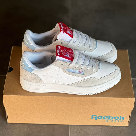 Reebok C24 Blanca y Azul | Dama