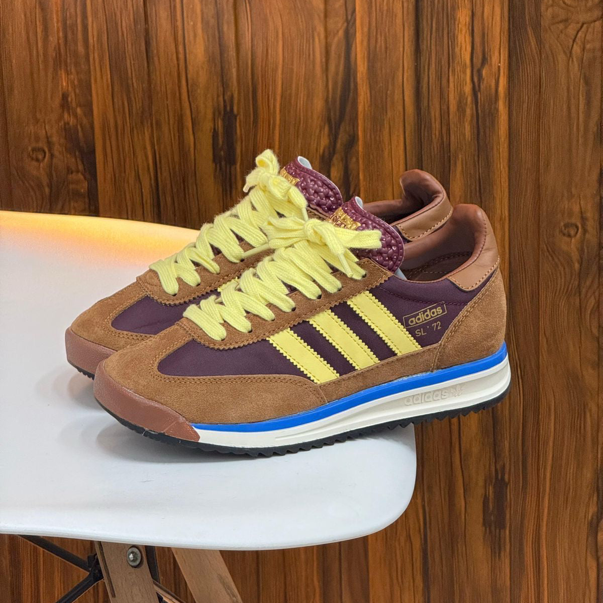 Adidas SL 72 Cafe y Amarillo | Dama