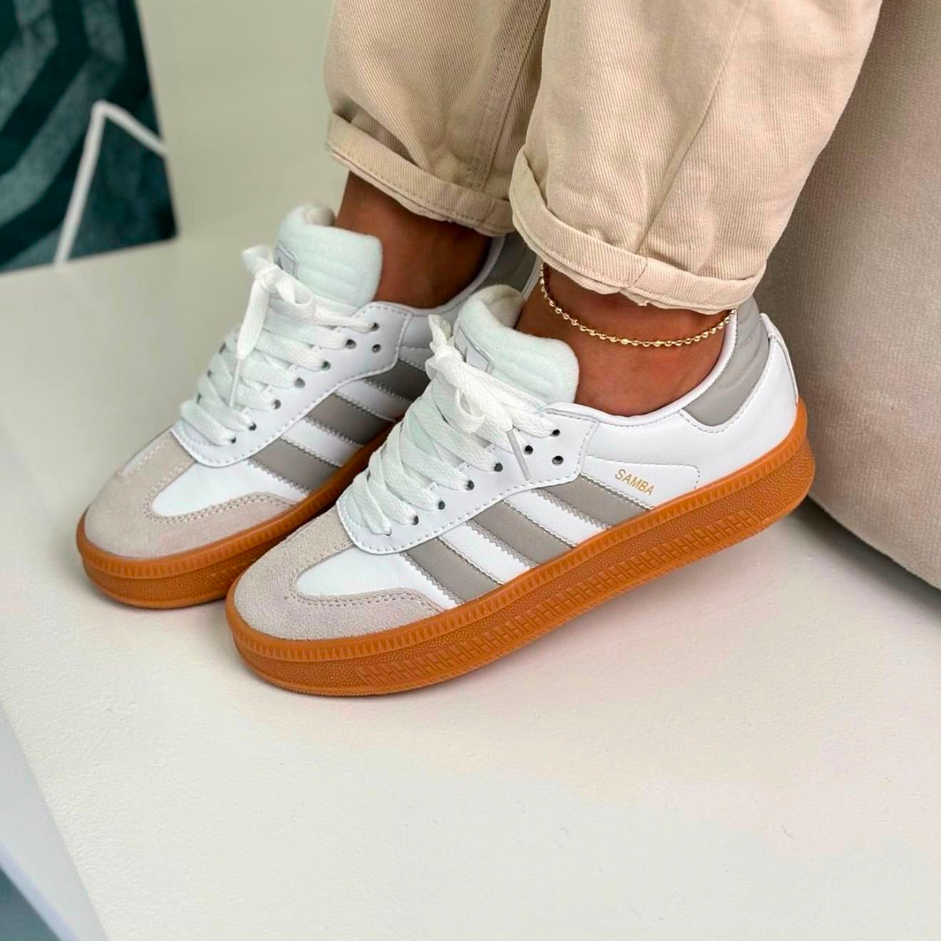 ADIDAS SAMBA PLATAFORMA | DAMA