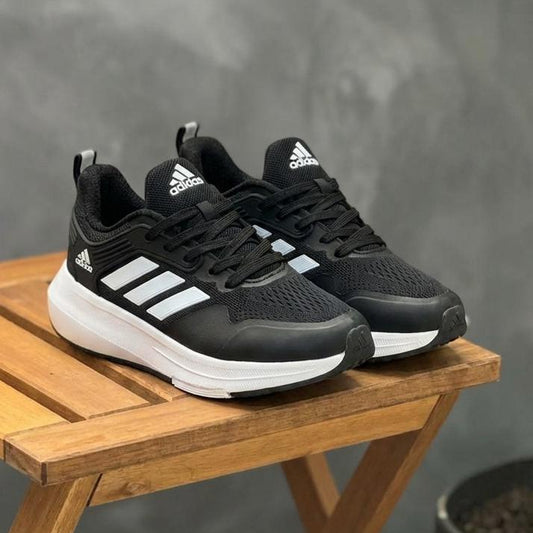 Adidas Bounce Negra Blanca | Hombre y Dama