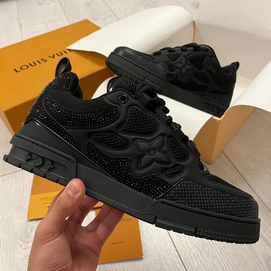 Louis Vuitton Skate Negra diamantes | Hombre