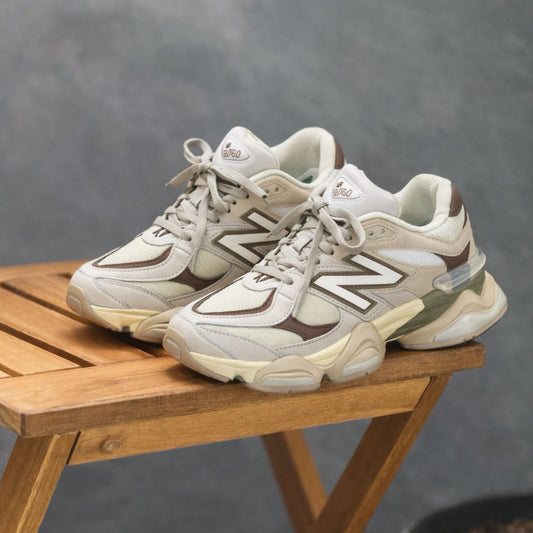 New Balance 9060 Beige con Cafe | Hombre y Dama