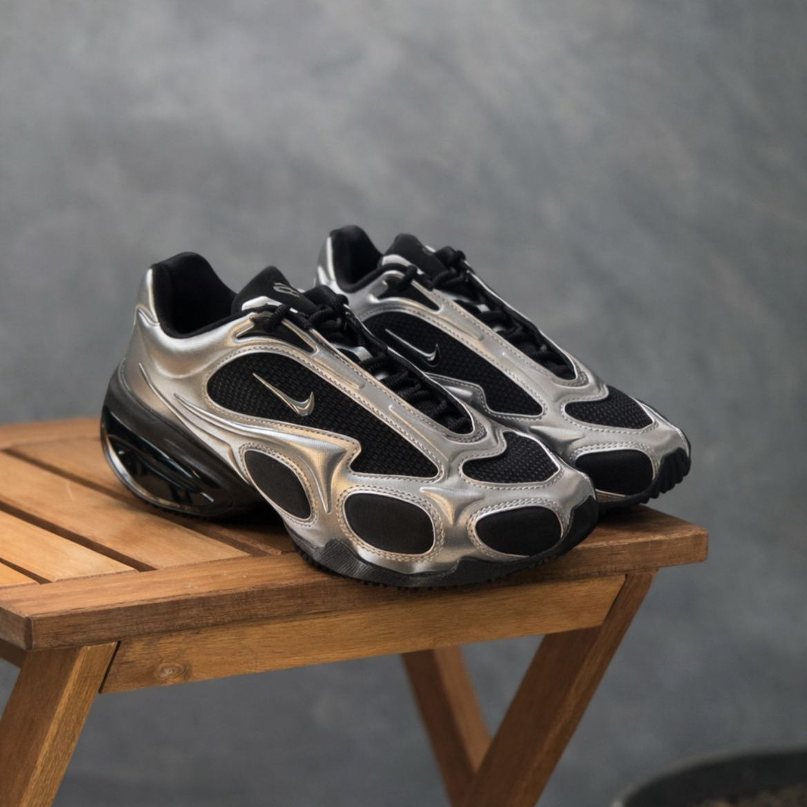 Nike AirMax Musse Negra Plateada | Hombre y Dama