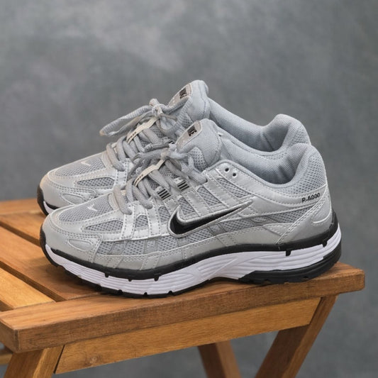 Nike Air P-6000 Plateado Chulo Negro | Hombre y Dama