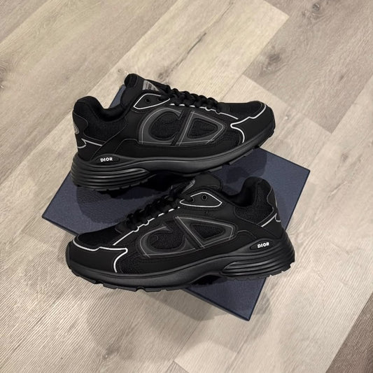 CHRISTIAN DIOR NEGRO SUELA NEGRA | HOMBRE