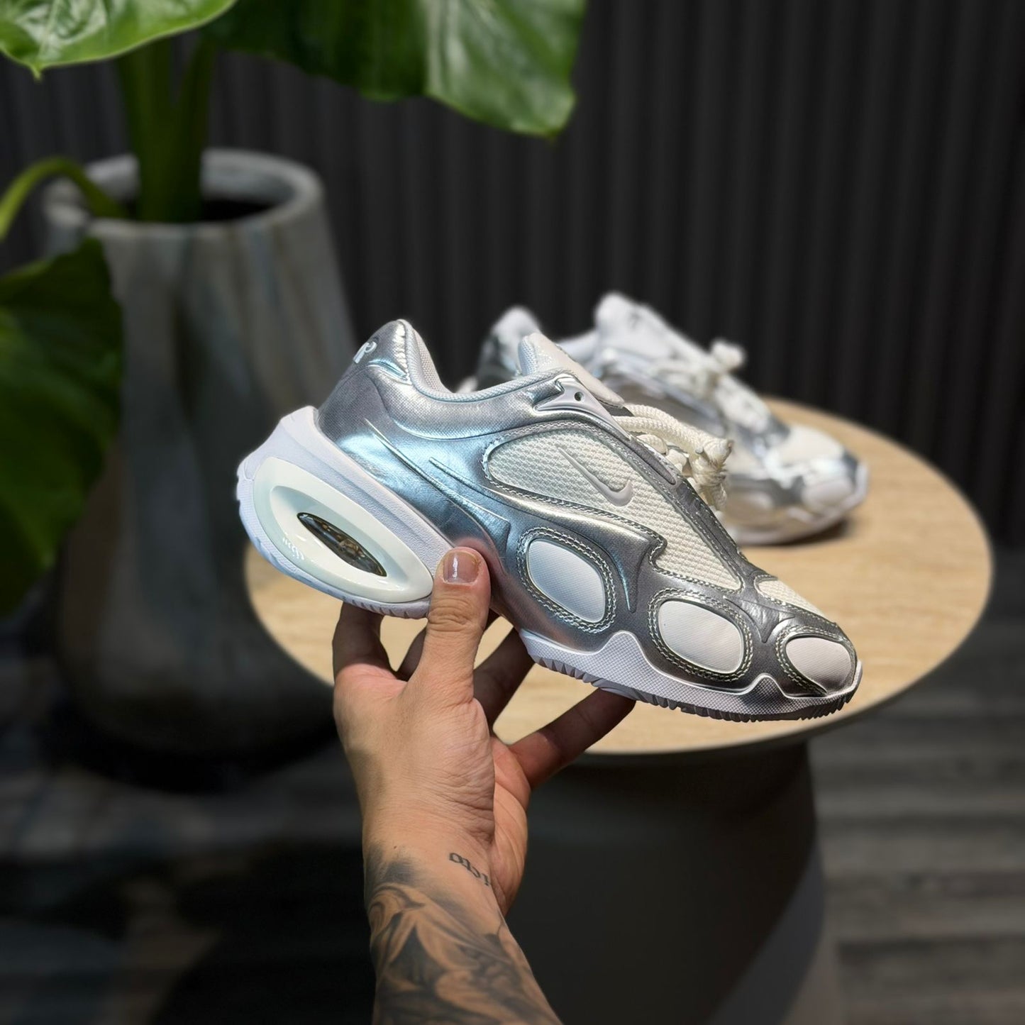 Nike AirMax Musse Blanca Plateada | Dama