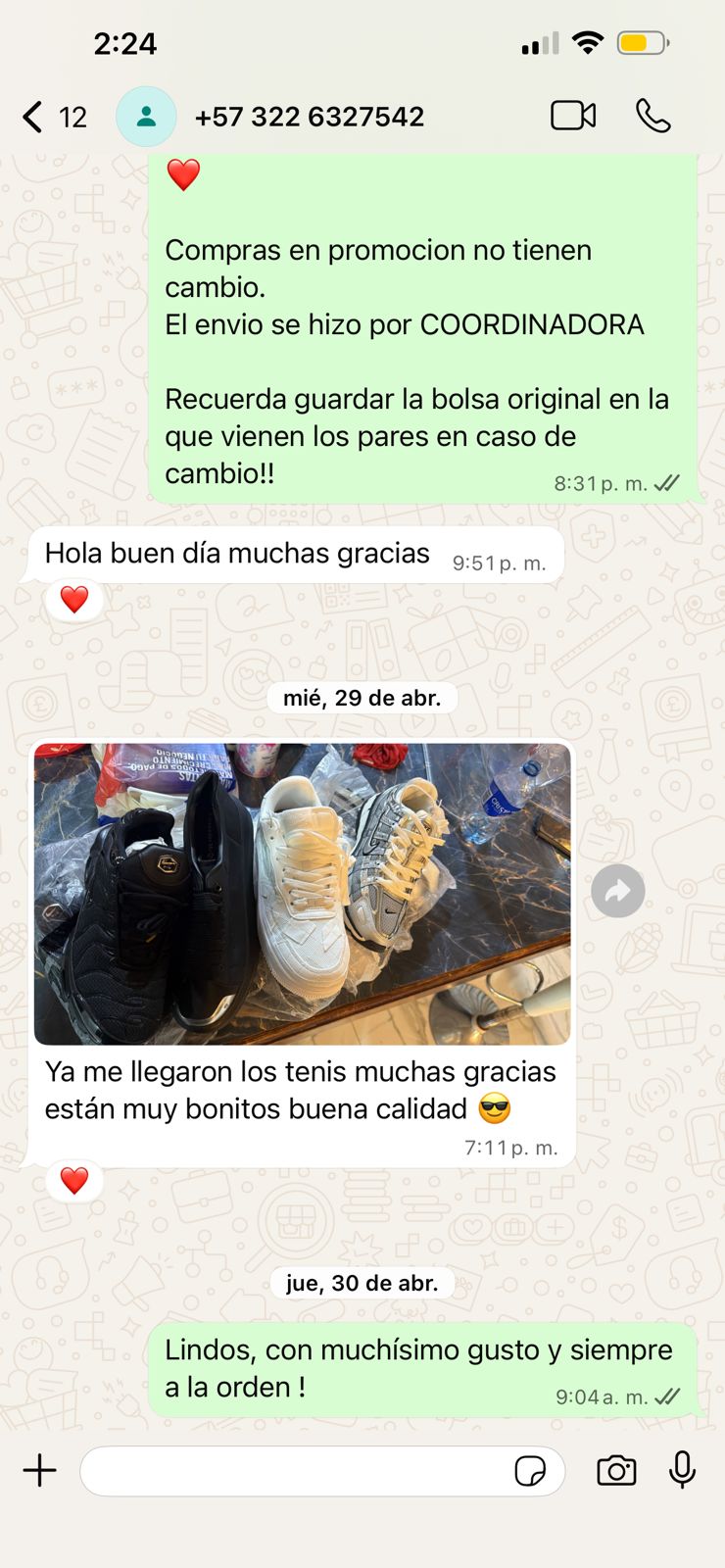 Cliente satisfecho